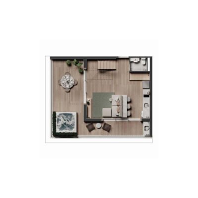 The Rose Vila Mariana | Torre Collection - Planta 84m² - Duplex inferior The Rose Vila Mariana | Torre Collection - Planta 84m² - Duplex inferior