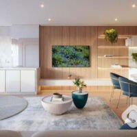 The Rose Vila Mariana | Torres Savi - Perspectiva living 75m² The Rose Vila Mariana | Torres Savi - Perspectiva living 75m²