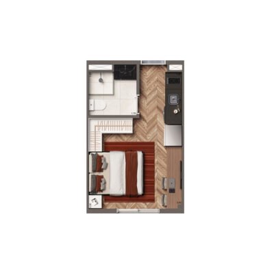 25H by Living - Planta 19m² - studio 25H by Living - Planta 19m² - studio