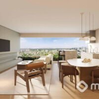 Aire Alto de Pinheiros - Perspectiva living 124m² Aire Alto de Pinheiros - Perspectiva living 124m²