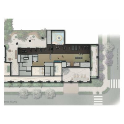 Lindenberg Reserva Paraíso - Implantação mezanino Lindenberg Reserva Paraíso - Implantação mezanino