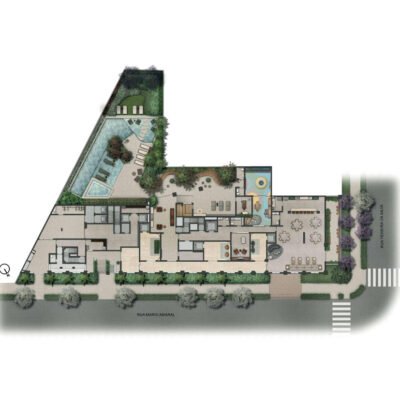 Lindenberg Reserva Paraíso - Implantação térreo Lindenberg Reserva Paraíso - Implantação térreo