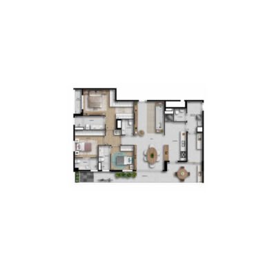 Riserva by Tarjab | Torre 1 - Planta 151m² - 3 suítes Riserva by Tarjab | Torre 1 - Planta 151m² - 3 suítes