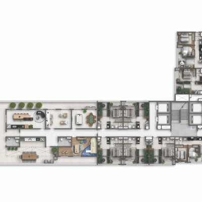 Today Campo Belo - Implantação 22º pavimento Today Campo Belo - Implantação 22º pavimento