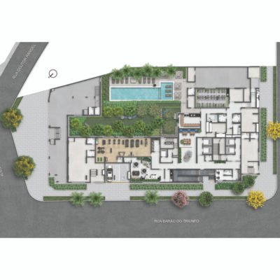 Today Campo Belo - Implantação térreo Today Campo Belo - Implantação térreo