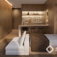 Urban Vogel Moema - Perspectiva studio 35m² Urban Vogel Moema - Perspectiva studio 35m²