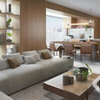 Vogel Moema - Perspectiva living ampliado 132m² Vogel Moema - Perspectiva living ampliado 132m²