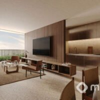 Jardim 1101 - Perspectiva living 101m² Jardim 1101 - Perspectiva living 101m²