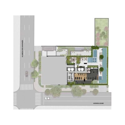 Agami Park Residences - Implantação 1º pavimento Agami Park Residences - Implantação 1º pavimento