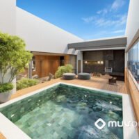 Agami Park Residences - Perspectiva jacuzzi do duplex 420m² Agami Park Residences - Perspectiva jacuzzi do duplex 420m²