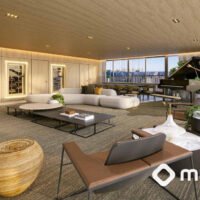 Agami Park Residences - Perspectiva living 290m² Agami Park Residences - Perspectiva living 290m²