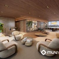 Agami Park Residences - Perspectiva living 571m² Agami Park Residences - Perspectiva living 571m²