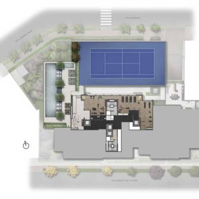 Soleil Residences by Boca do Lobo - Implantação 2º pavimento Soleil Residences by Boca do Lobo - Implantação 2º pavimento