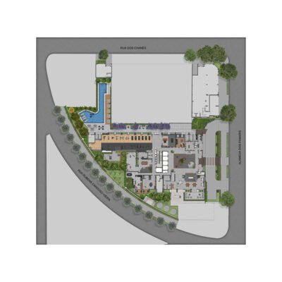 SP 360 - Implantação térreo SP 360 - Implantação térreo