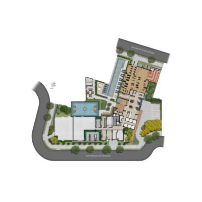 The Collection Vila Mariana - Implantação térreo The Collection Vila Mariana - Implantação térreo