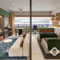 The Collection Vila Mariana - Perspetciva 33m² - 1 dormitório The Collection Vila Mariana - Perspetciva 33m² - 1 dormitório