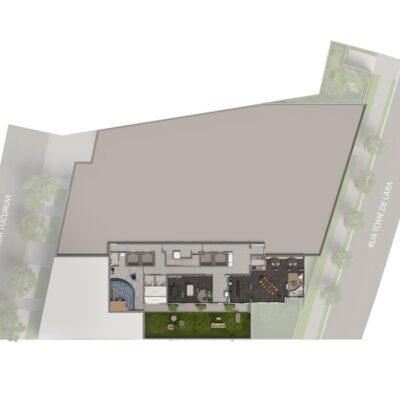 Living Grand Exclusive Tucuruvi - Implantação 2º subsolo Living Grand Exclusive Tucuruvi - Implantação 2º subsolo