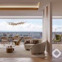 The Palace Oasis - Perspectiva living 76m² The Palace Oasis - Perspectiva living 76m²