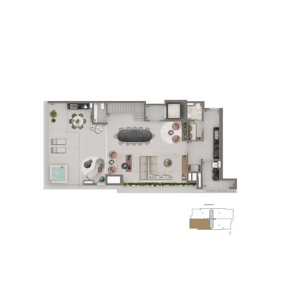 The Palace Royal - Planta 268m² - Duplex inferior The Palace Royal - Planta 268m² - Duplex inferior