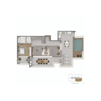 The Palace Royal - Planta 358m² - Duplex superior The Palace Royal - Planta 358m² - Duplex superior