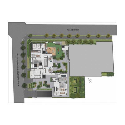 Mac Brooklin - Implantação térreo Mac Brooklin - Implantação térreo