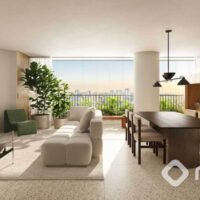 Tess Brooklin - Perspectiva living 130m² Tess Brooklin - Perspectiva living 130m²