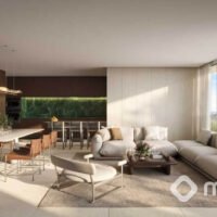 Tess Brooklin - Perspectiva living 130m² Tess Brooklin - Perspectiva living 130m²