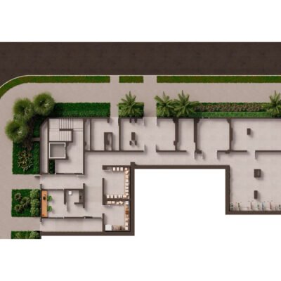 Altus Nova Klabin - Implantação térreo Altus Nova Klabin - Implantação térreo