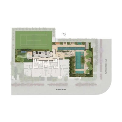 Brooklin Senses by Cyrela - Implantação lazer Brooklin Senses by Cyrela - Implantação lazer