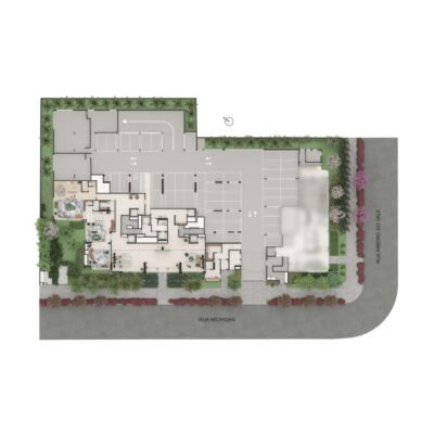 Brooklin Senses by Cyrela - Implantação térreo Brooklin Senses by Cyrela - Implantação térreo