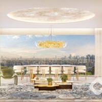 Brooklin Senses by Cyrela - Perspectiva living 145m² Brooklin Senses by Cyrela - Perspectiva living 145m²