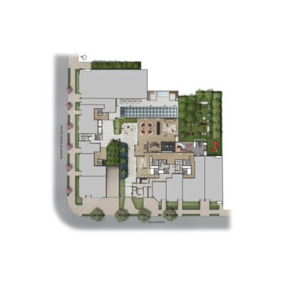 Le Six Residences - Implantação térreo Le Six Residences - Implantação térreo