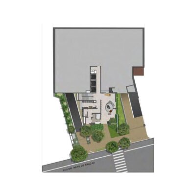 MAC Vila Mariana - Implantação térreo MAC Vila Mariana - Implantação térreo