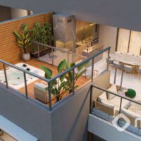 MAC Vila Mariana - Perspectiva penthouse 137m² MAC Vila Mariana - Perspectiva penthouse 137m²