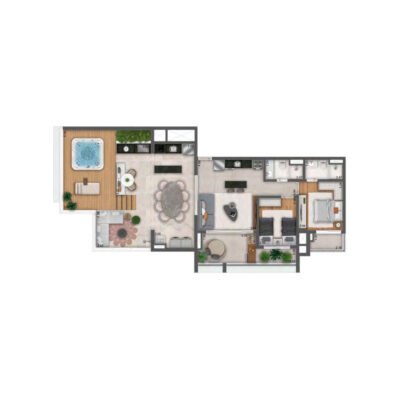 MAC Vila Mariana - Planta 137m² - 2 dorms | Penthouse MAC Vila Mariana - Planta 137m² - 2 dorms | Penthouse