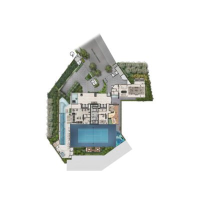 Vista Cyrela Milano - Implantação térreo Vista Cyrela Milano - Implantação térreo