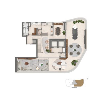 Epic Design by Pininfarina - Planta 576m² - Casa inferior Epic Design by Pininfarina - Planta 576m² - Casa inferior