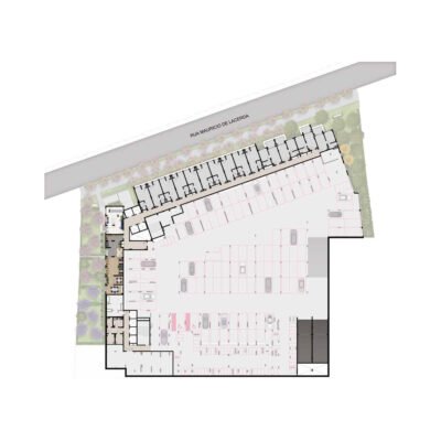 Blue Marine - Implantação 1º subsolo Blue Marine - Implantação 1º subsolo