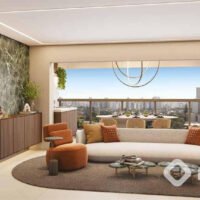 Blue Marine - Perspectiva living ampliado 80m² Blue Marine - Perspectiva living ampliado 80m²