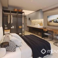 Blue Marine - Perspectiva studio 25m² Blue Marine - Perspectiva studio 25m²