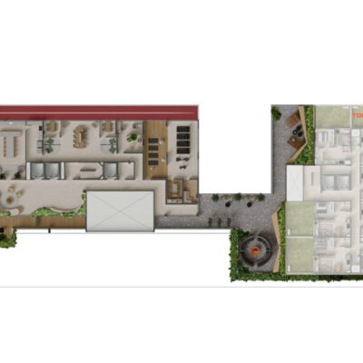 Eucalys Moema - Implantação 1º pavimento Eucalys Moema - Implantação 1º pavimento