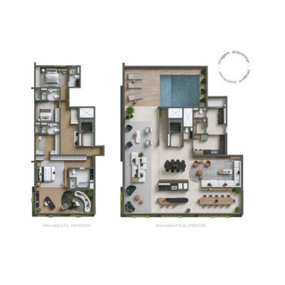 NUV Moema - Planta 445m² - duplex NUV Moema - Planta 445m² - duplex