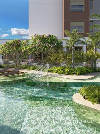 Panorama Skyline Ibirapuera - Piscina e prainha