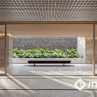 Vista Parque Ibirapuera - Lobby do estacionamento do 2º subsolo Vista Parque Ibirapuera - Lobby do estacionamento do 2º subsolo