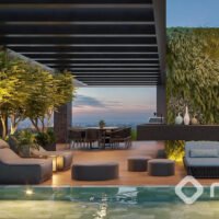 Vista Parque Ibirapuera - Perspectiva solário do triplex 1184m² Vista Parque Ibirapuera - Perspectiva solário do triplex 1184m²