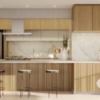 Axis Campo Belo - Perspectiva cozinha Axis Campo Belo - Perspectiva cozinha