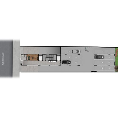 B.Long Ibirapuera - Implantação térreo B.Long Ibirapuera - Implantação térreo