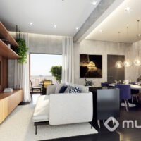 B.Long Ibirapuera - Perspectiva apartamento B.Long Ibirapuera - Perspectiva apartamento