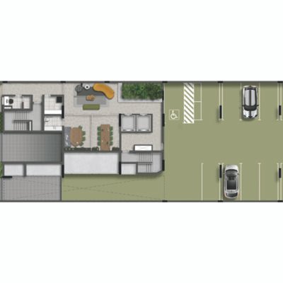 Canto Sabiá - Implantação térreo Canto Sabiá - Implantação térreo