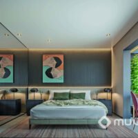 Canto Sabiá - Perspectiva suíte 68m² Canto Sabiá - Perspectiva suíte 68m²